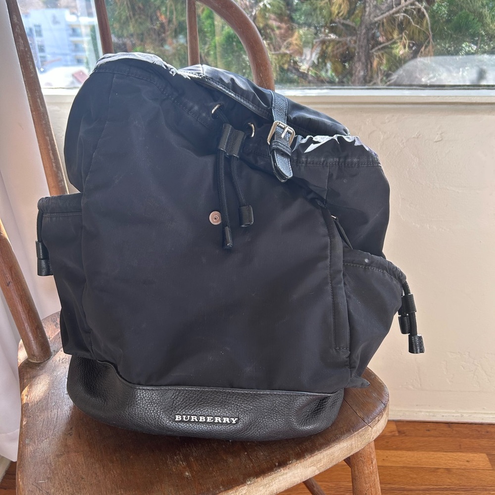 Burberry Black Nylon Women’s Diaper Backpack